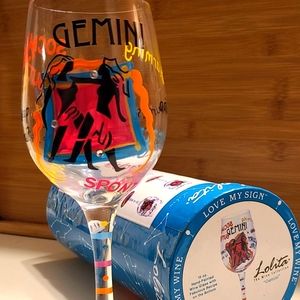 Lolita Gemini Wine Glass